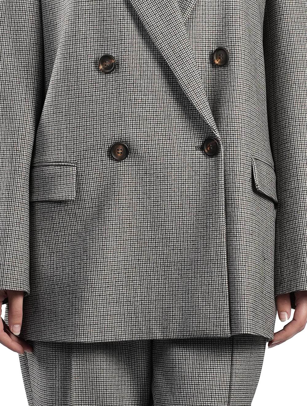 Brunello Cucinelli Multicolor Wool Pa Ea Blazer