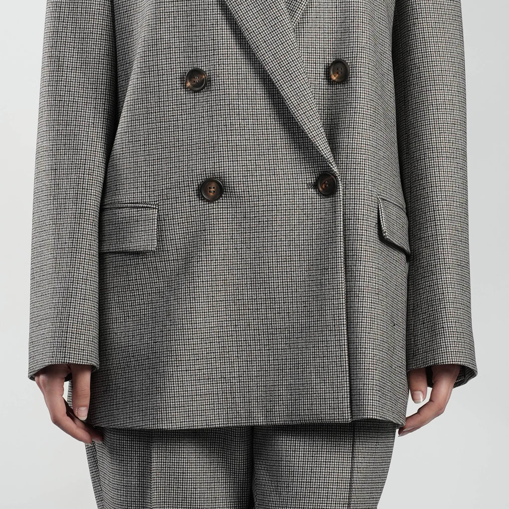 Brunello Cucinelli Multicolor Wool Pa Ea Blazer