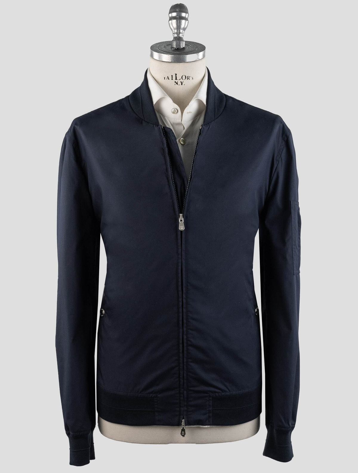 Brunello Cucinelli Blue Cotton Coat