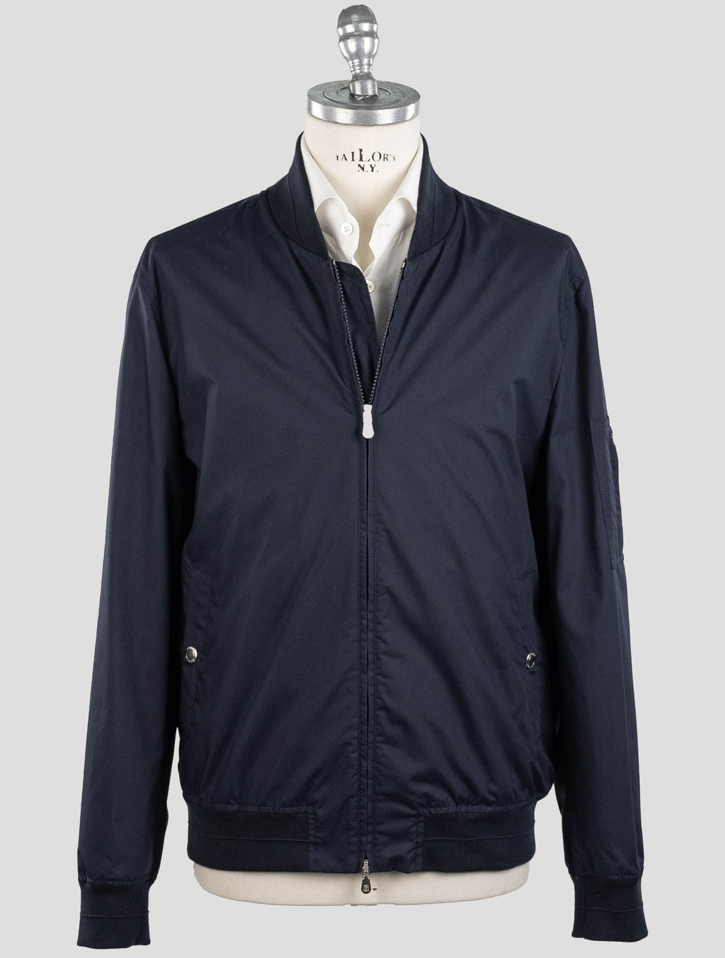 Brunello Cucinelli Brunello Cucinelli Blue Cotton Coat CCY5 Blue 000
