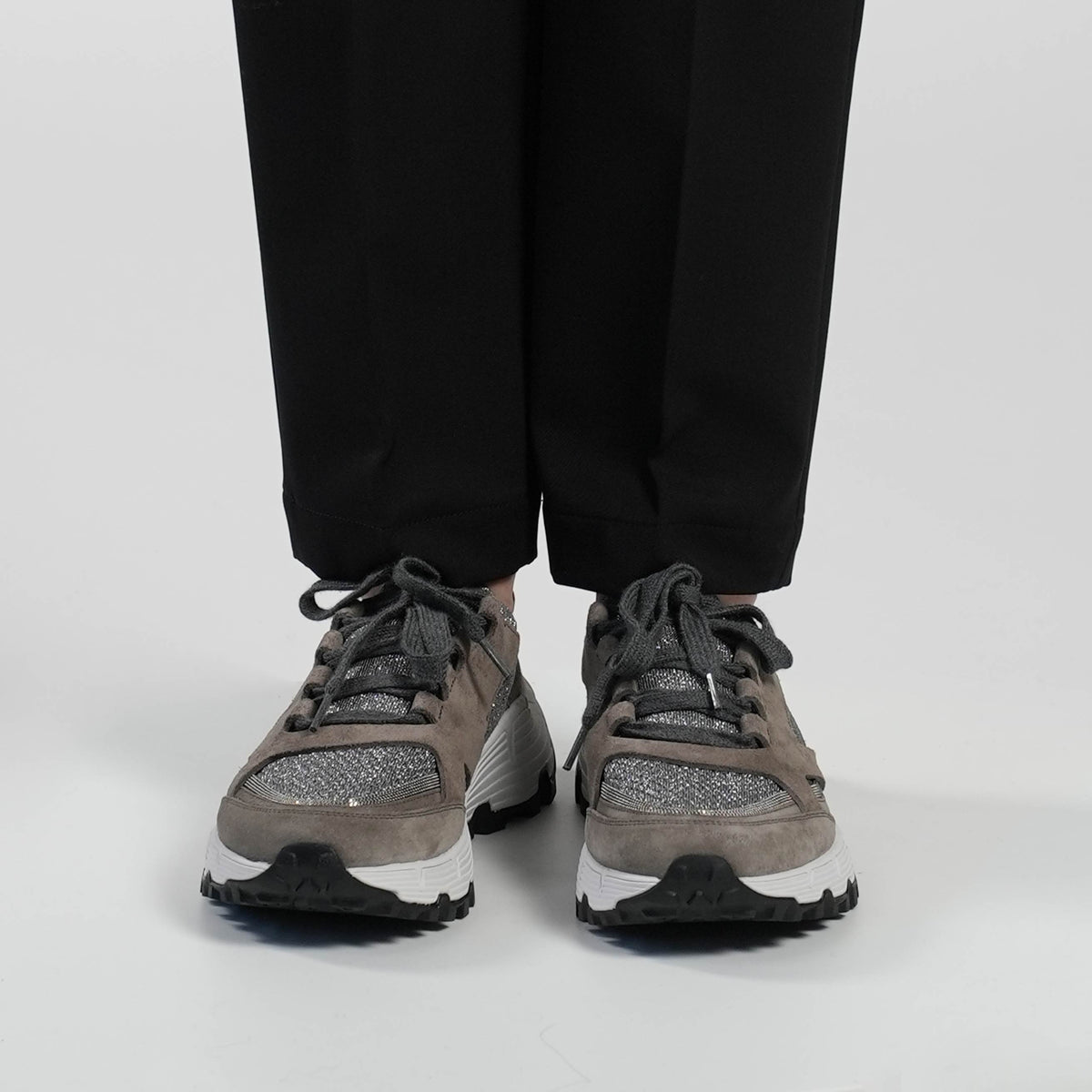Brunello Cucinelli Black Wool Pa Ea Pants