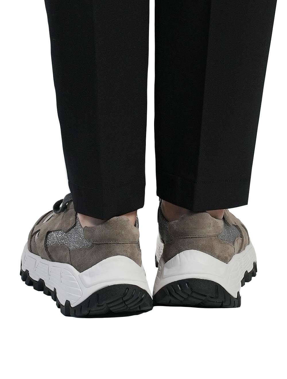 Brunello Cucinelli Black Wool Pa Ea Pants