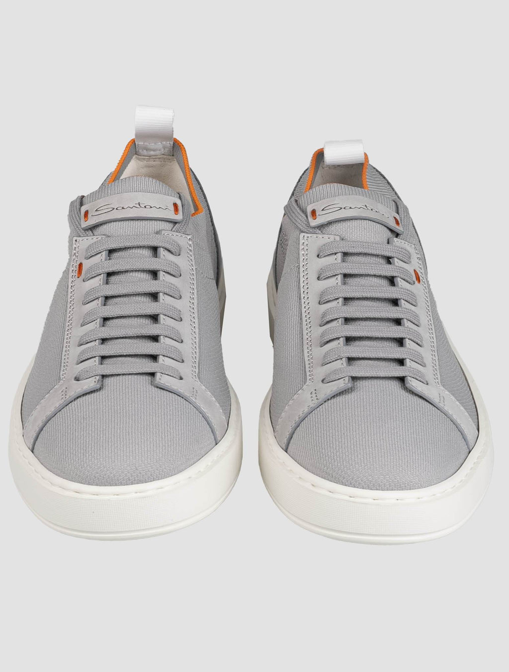 Santoni Santoni Gray Cotton Ea Slip On Gray 001
