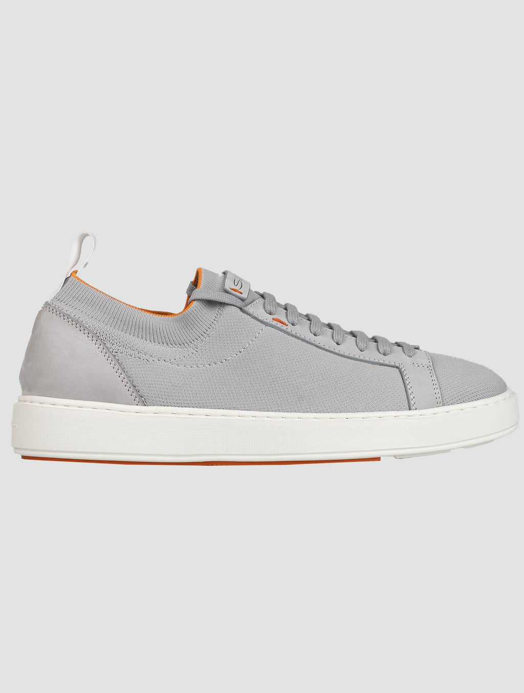 Santoni Gray Cotton Ea Slip On