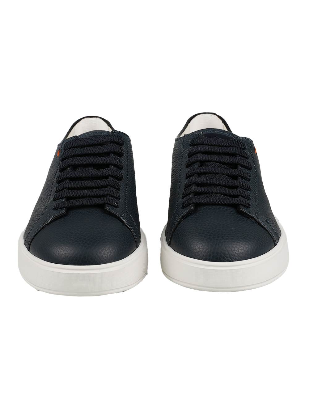 Santoni Santoni Blue Leather Sneakers Blue 001
