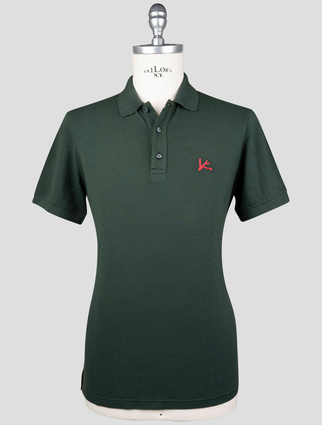 Isaia Isaia Dark Green Cotton Polo Dark Green 000