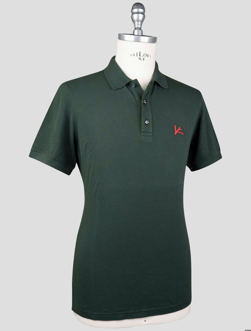 Isaia Isaia Dark Green Cotton Polo Dark Green 001
