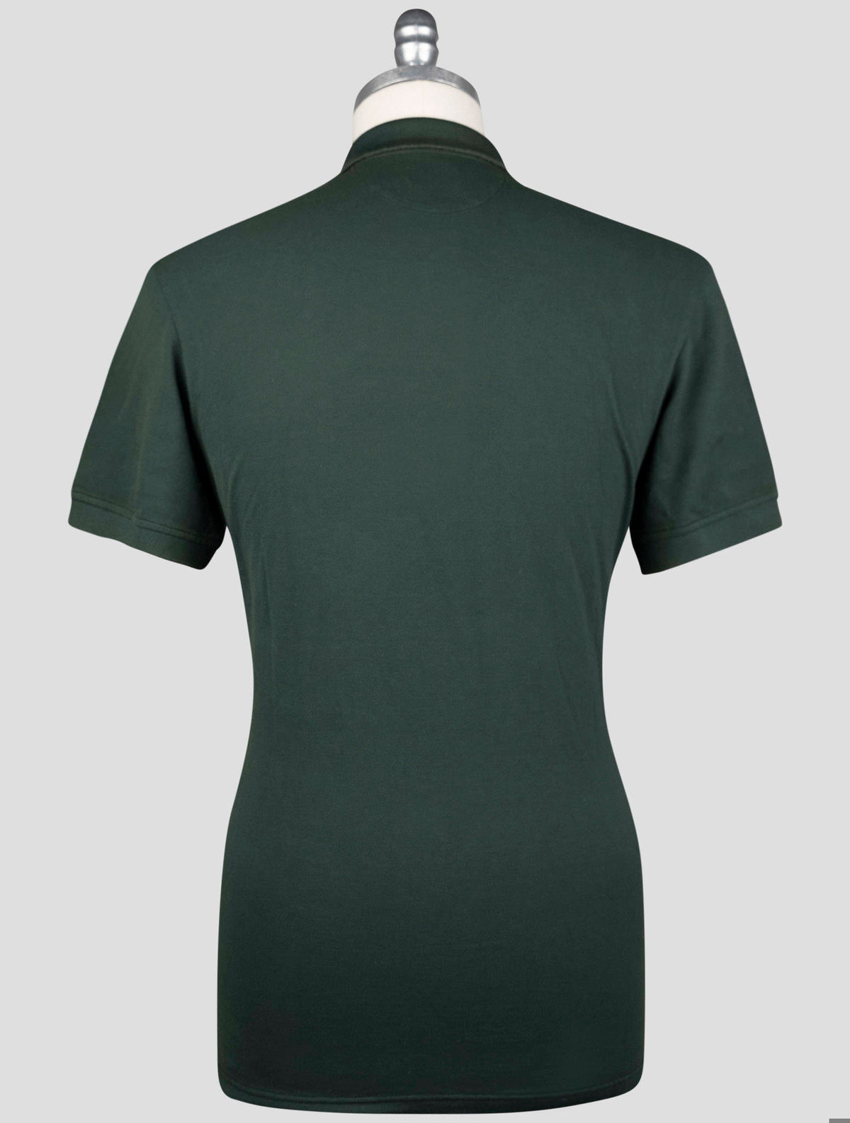 Isaia Dark Green Cotton Polo