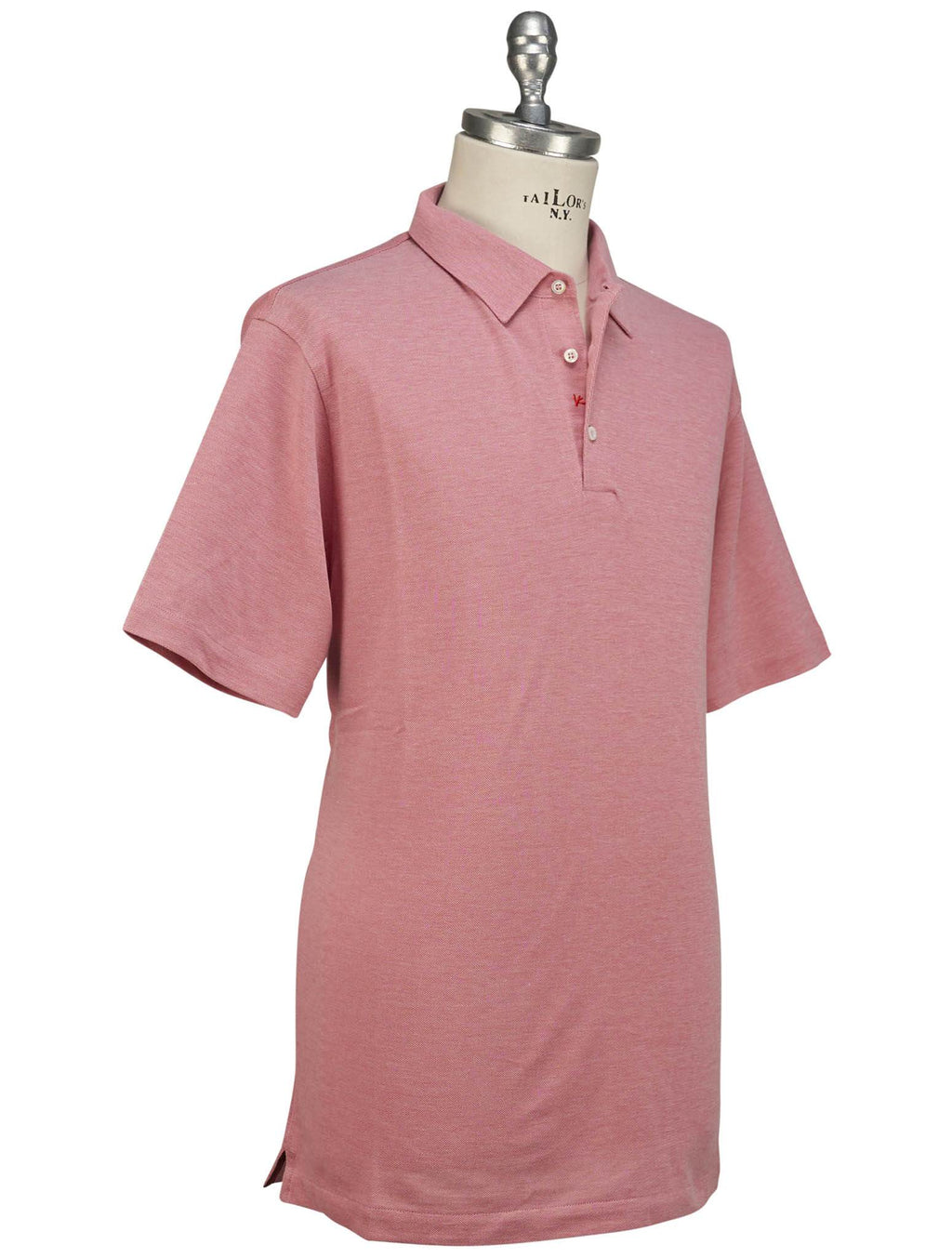 Isaia Isaia Pink Cotton Polo Pink 001