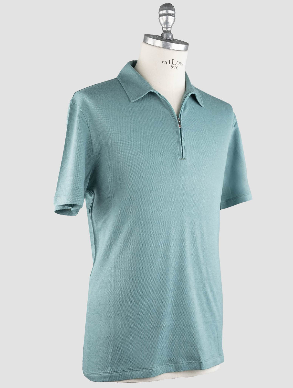 Isaia Isaia Green Wool Polo Green 001