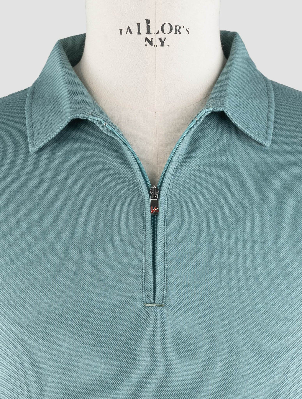 Isaia Green Wool Polo