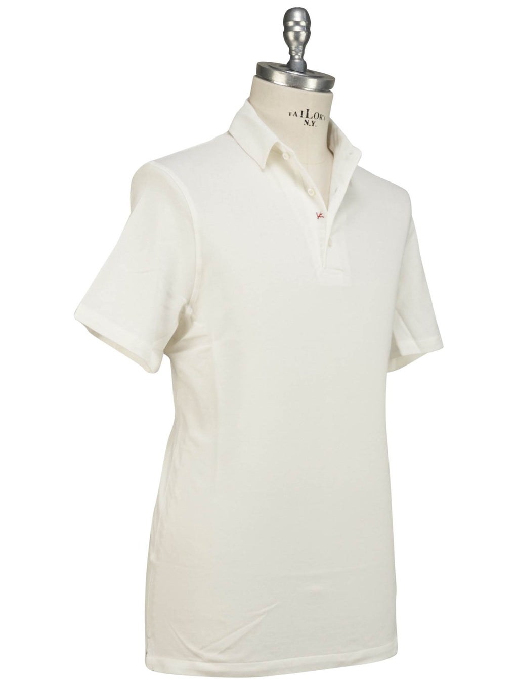 Isaia Isaia White Cotton Polo White 001