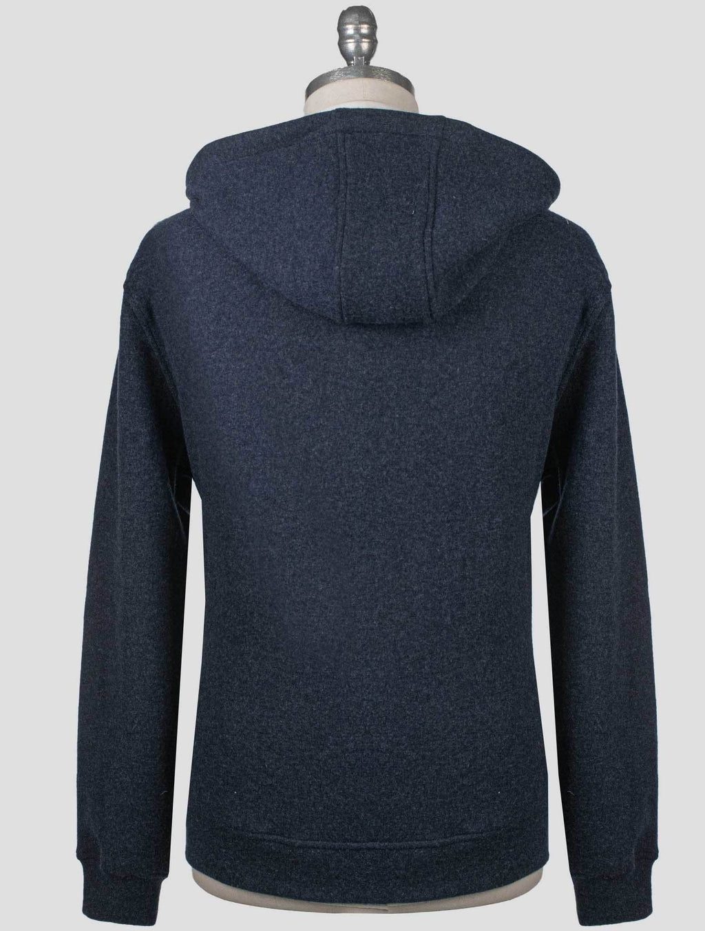 Isaia Blue Cashmere Pa Sweater Full Zip