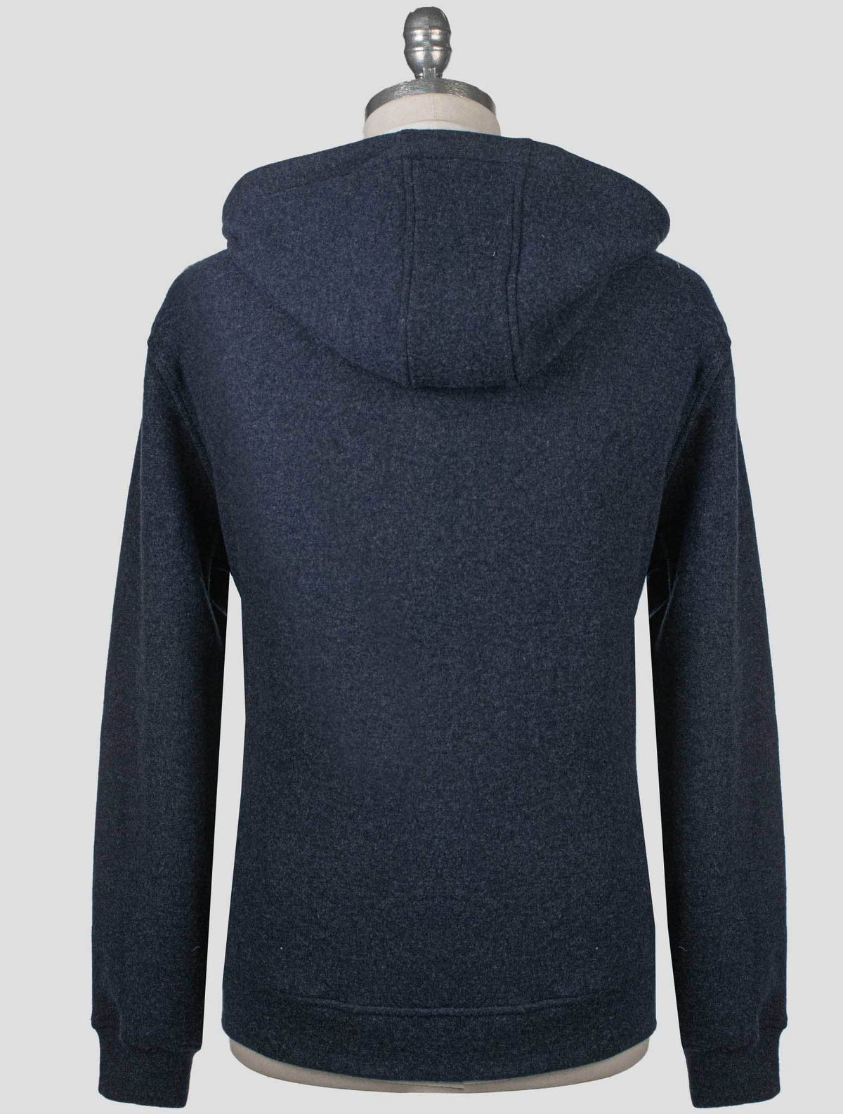 Isaia Blue Cashmere Pa Sweater Full Zip