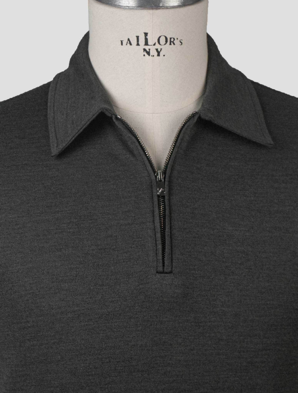 Isaia Green Cashmere Silk Polo