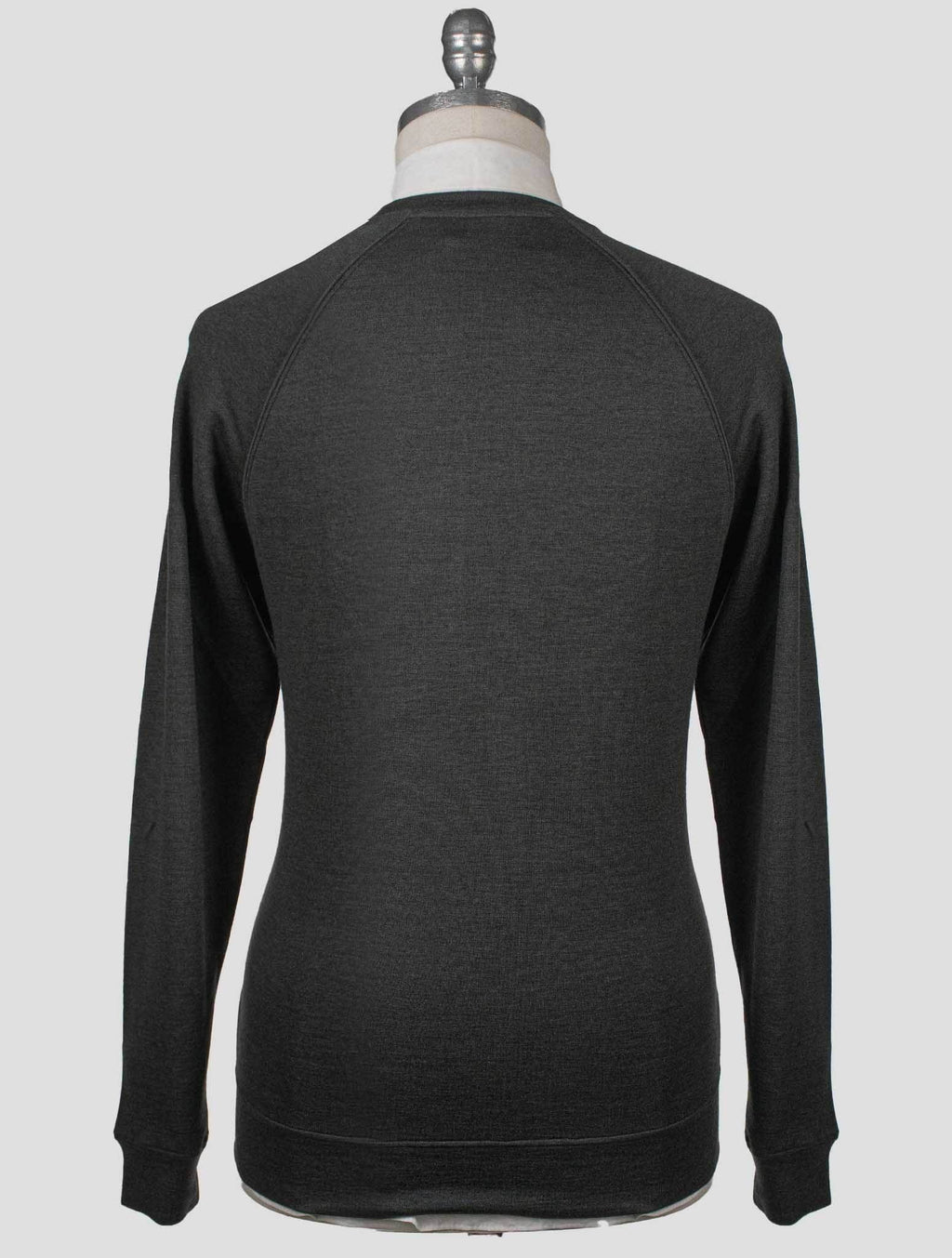 Isaia Green Cashmere Silk Sweater Crewneck