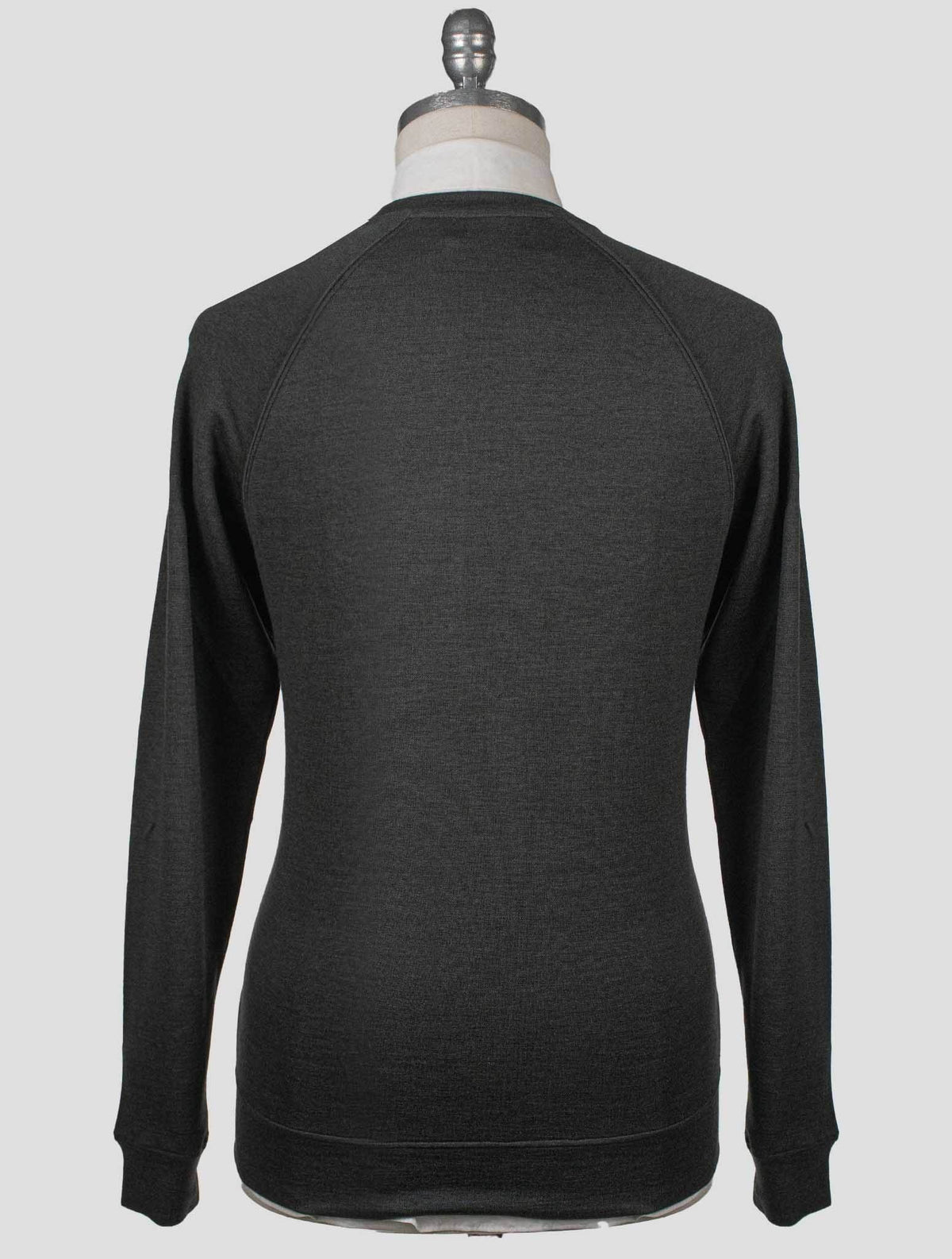 Isaia Green Cashmere Silk Sweater Crewneck