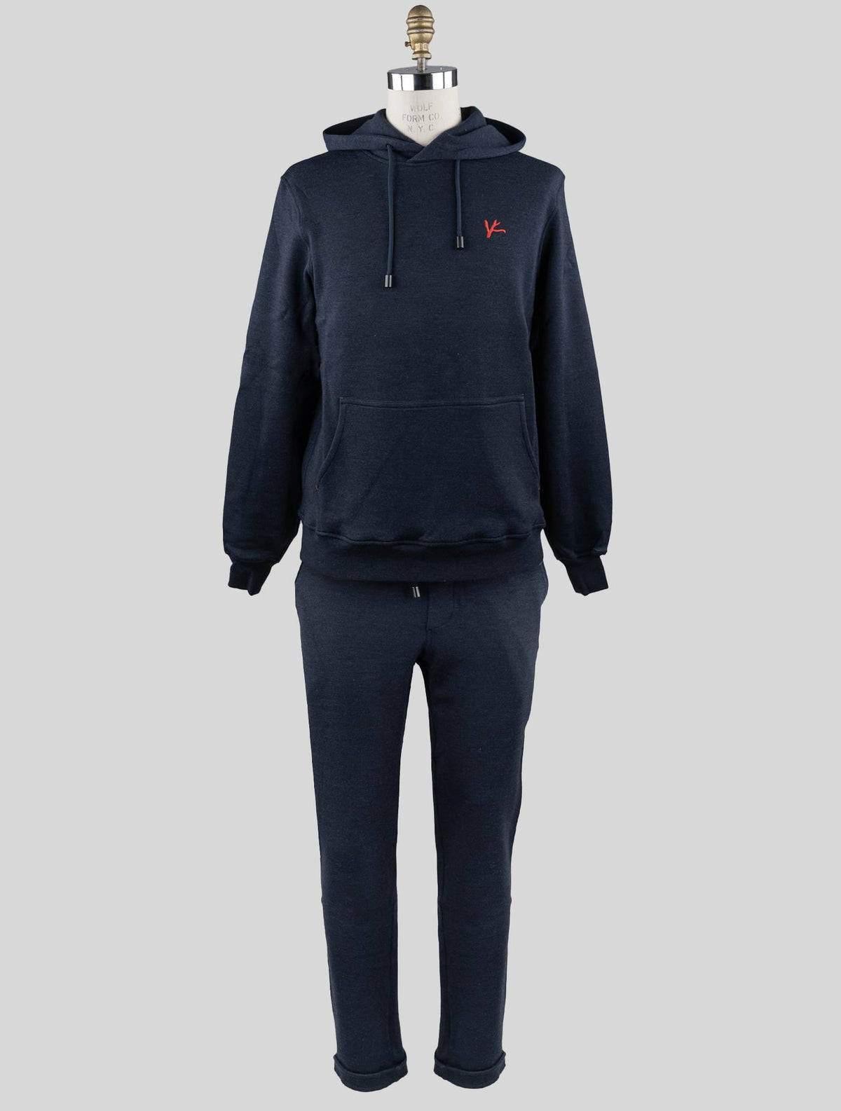 Isaia Isaia Blue Wool Cotton Pa Tracksuit Blue 000