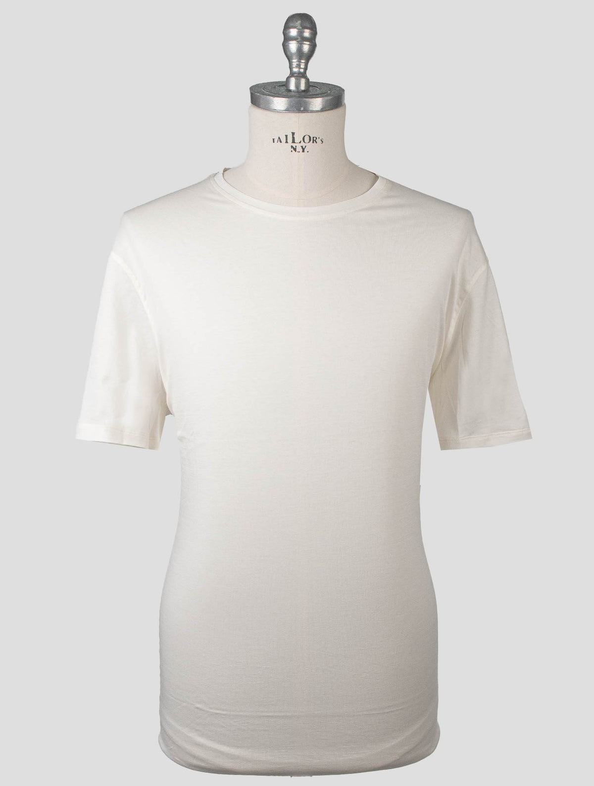 Isaia White Cotton T-Shirt