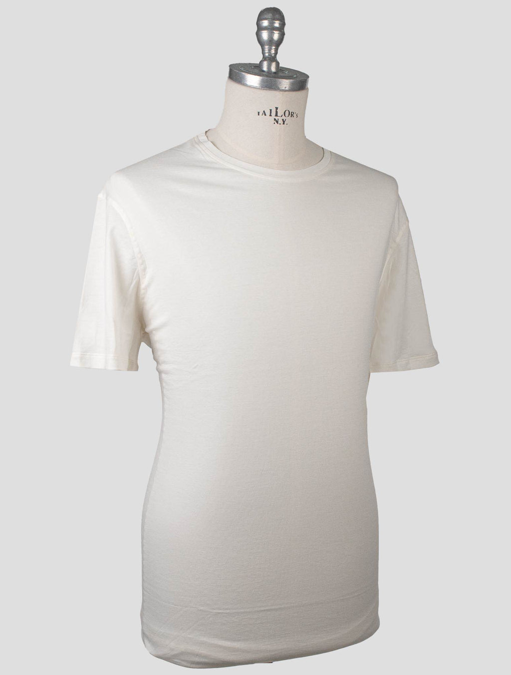 Isaia Isaia White Cotton T-Shirt White 001