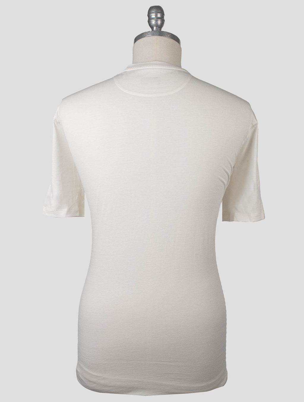 Isaia White Cotton T-Shirt