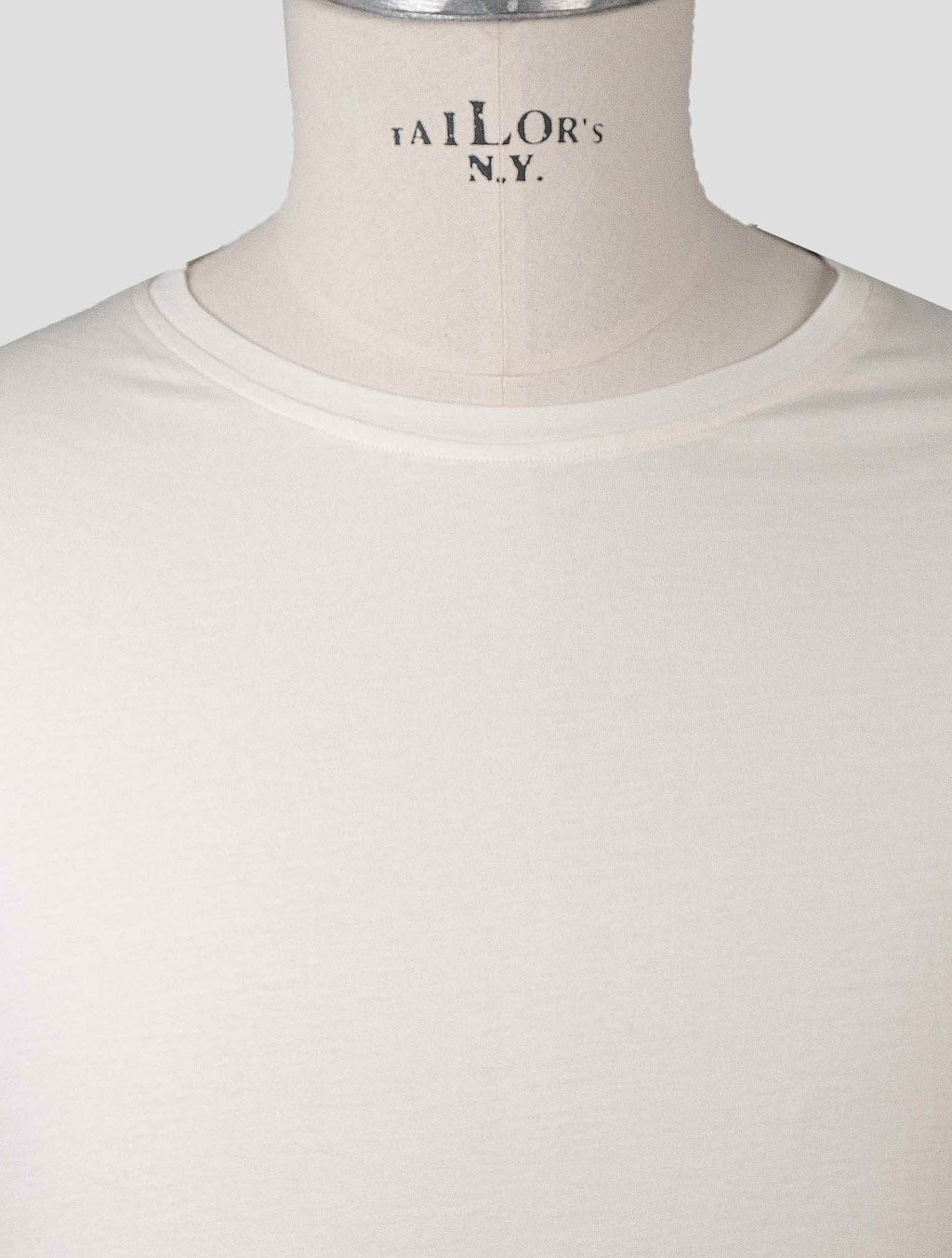 Isaia White Cotton T-Shirt