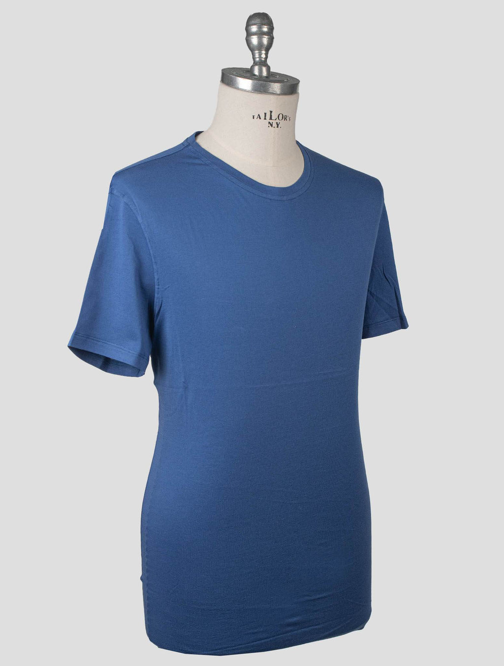 Isaia Isaia Blue Cotton T-Shirt Blue 001