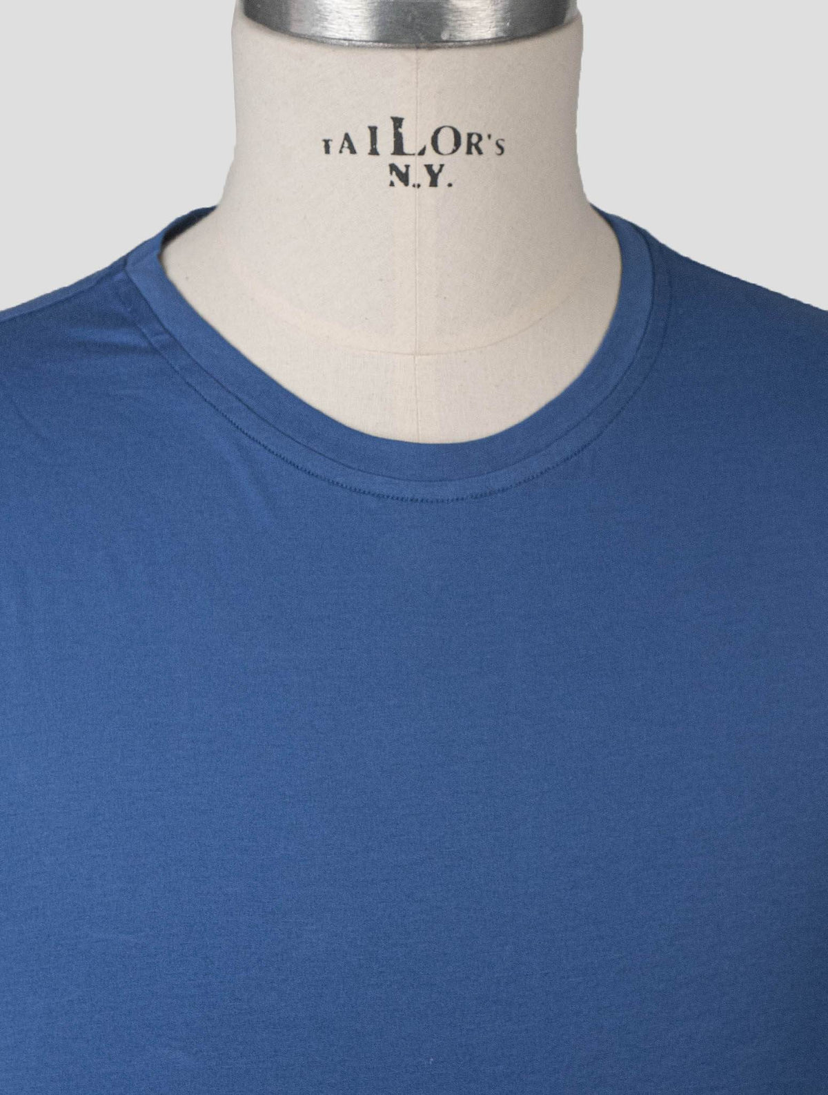 Isaia Blue Cotton T-Shirt