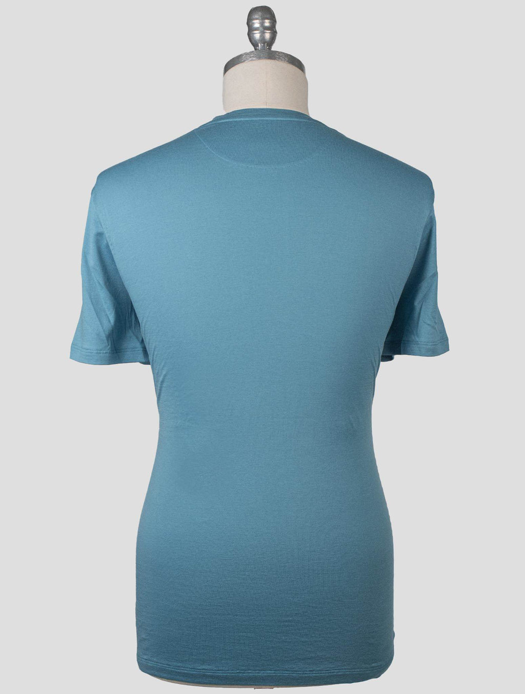 Isaia Light Blue Cotton T-Shirt
