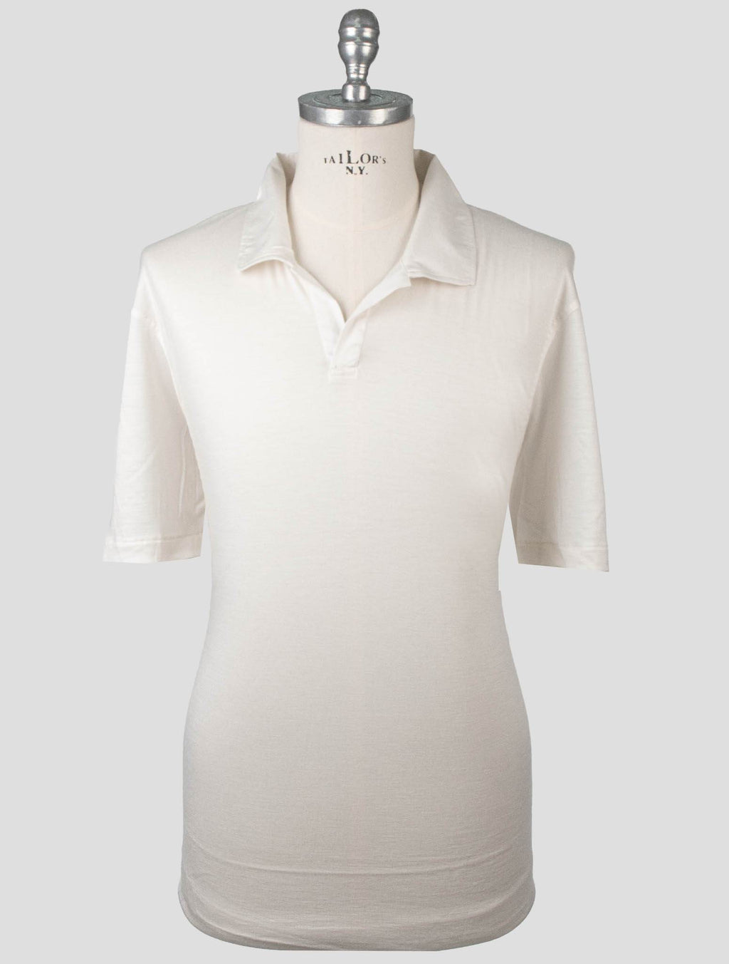 Isaia Isaia White Cashmere Silk Polo White 000