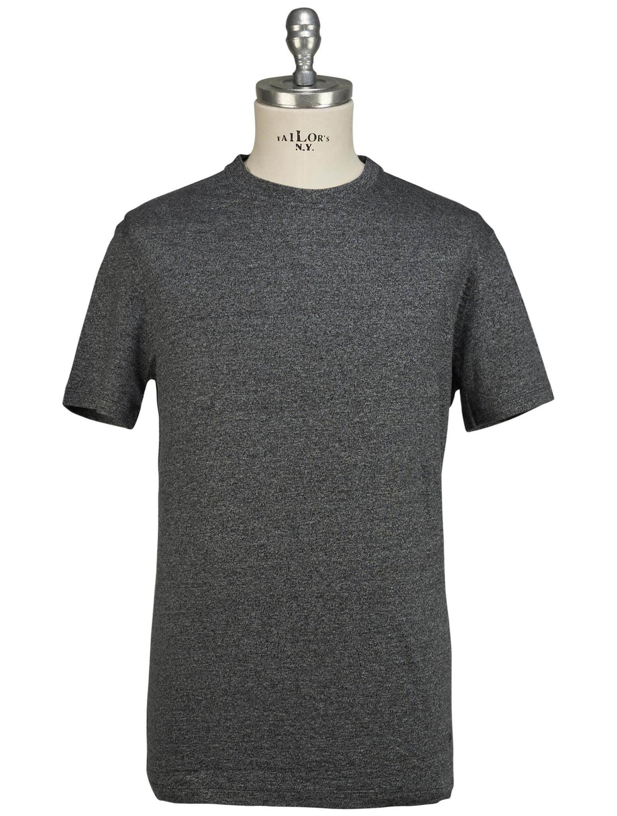 Isaia Gray Linen T-Shirt