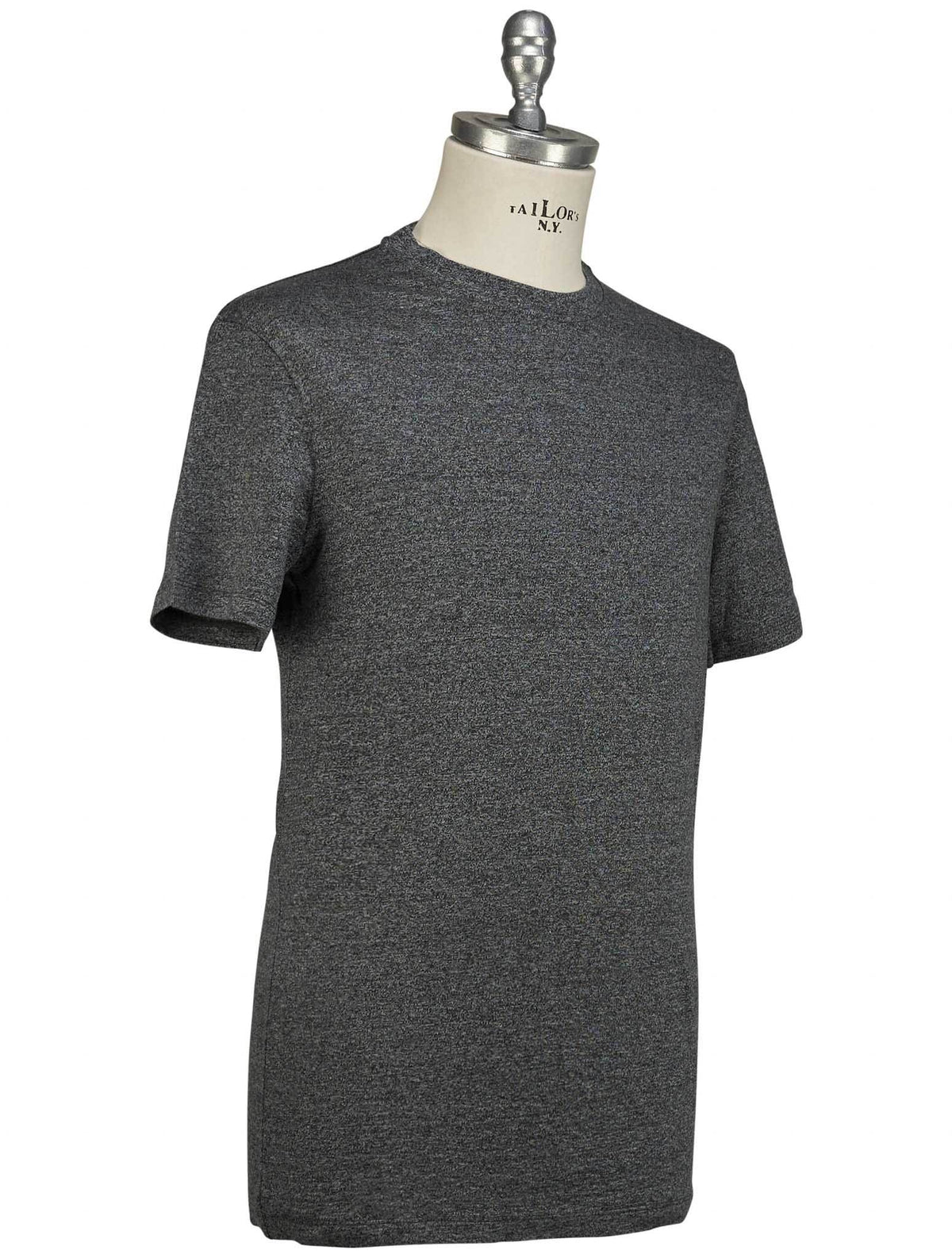 Isaia Isaia Gray Linen T-Shirt Gray 001