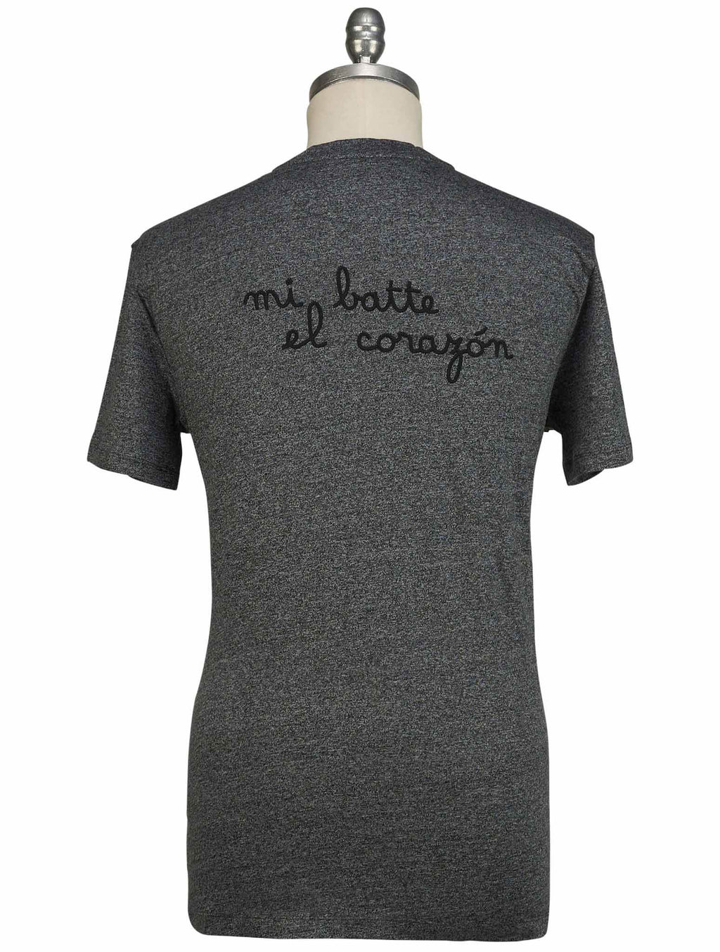 Isaia Gray Linen T-Shirt
