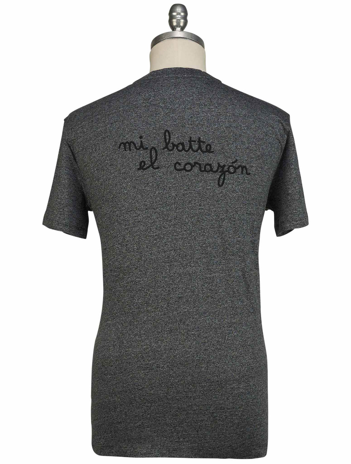 Isaia Gray Linen T-Shirt