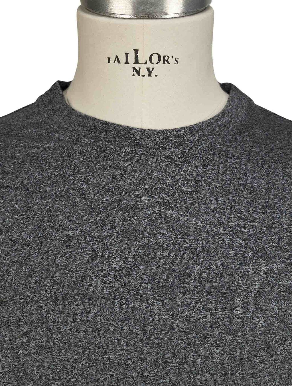 Isaia Gray Linen T-Shirt