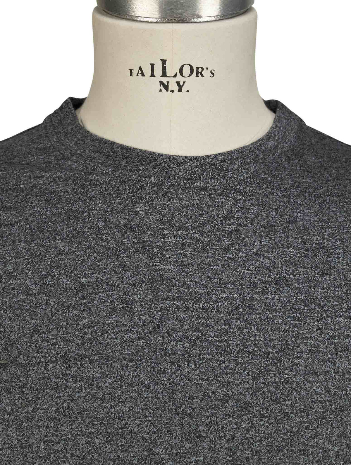 Isaia Gray Linen T-Shirt