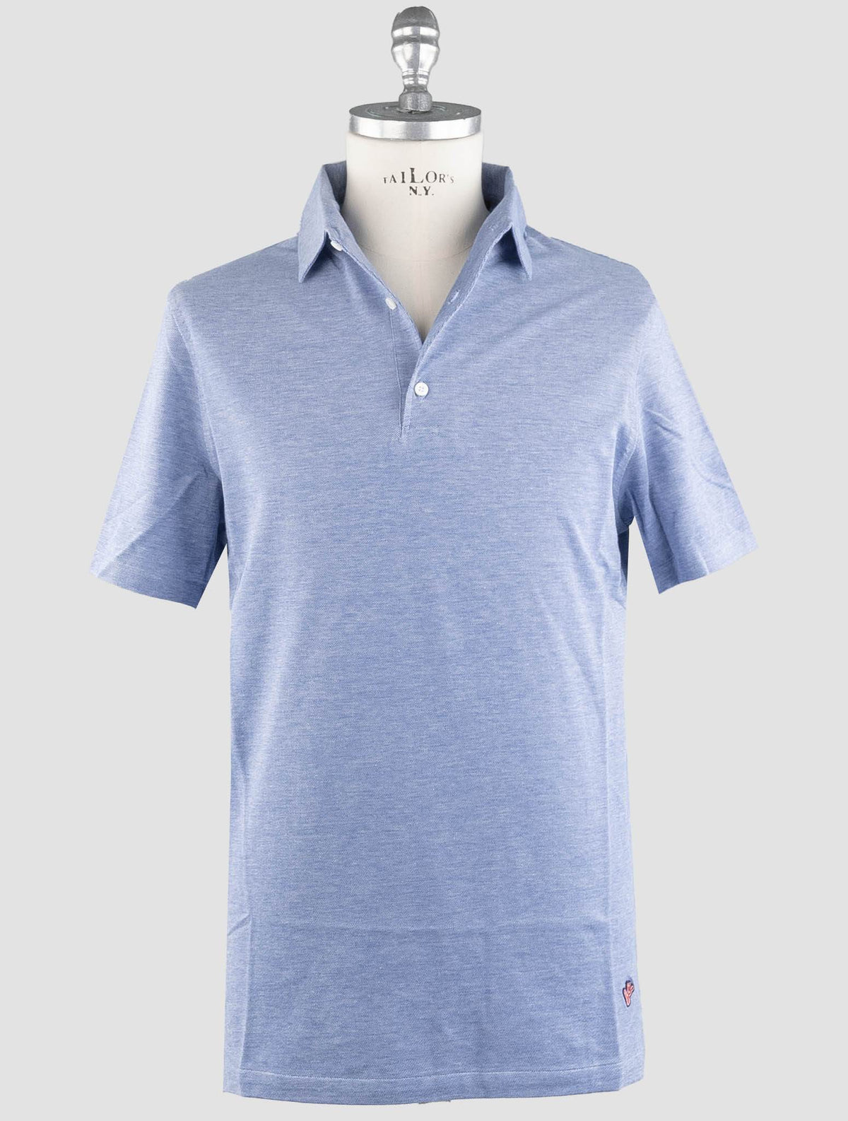 Isaia Isaia Blue Cotton Polo Blue 000