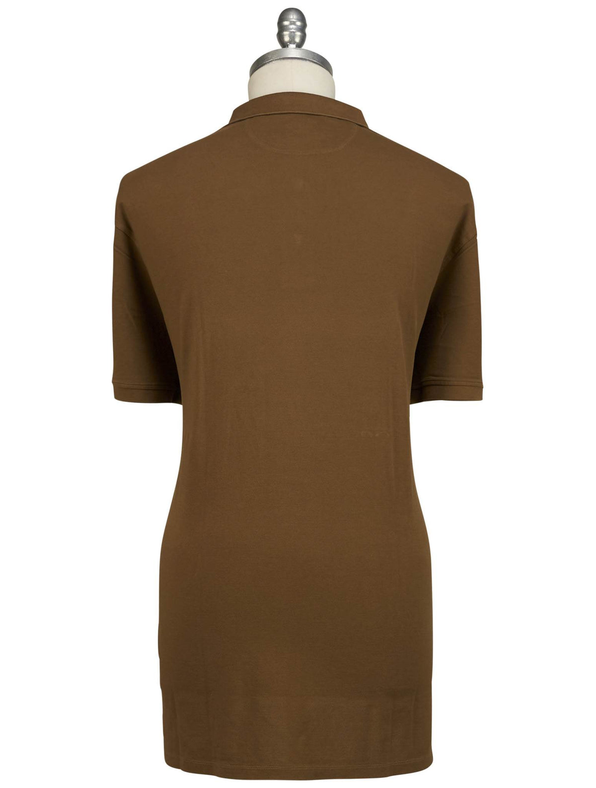 Isaia Brown Cotton Polo