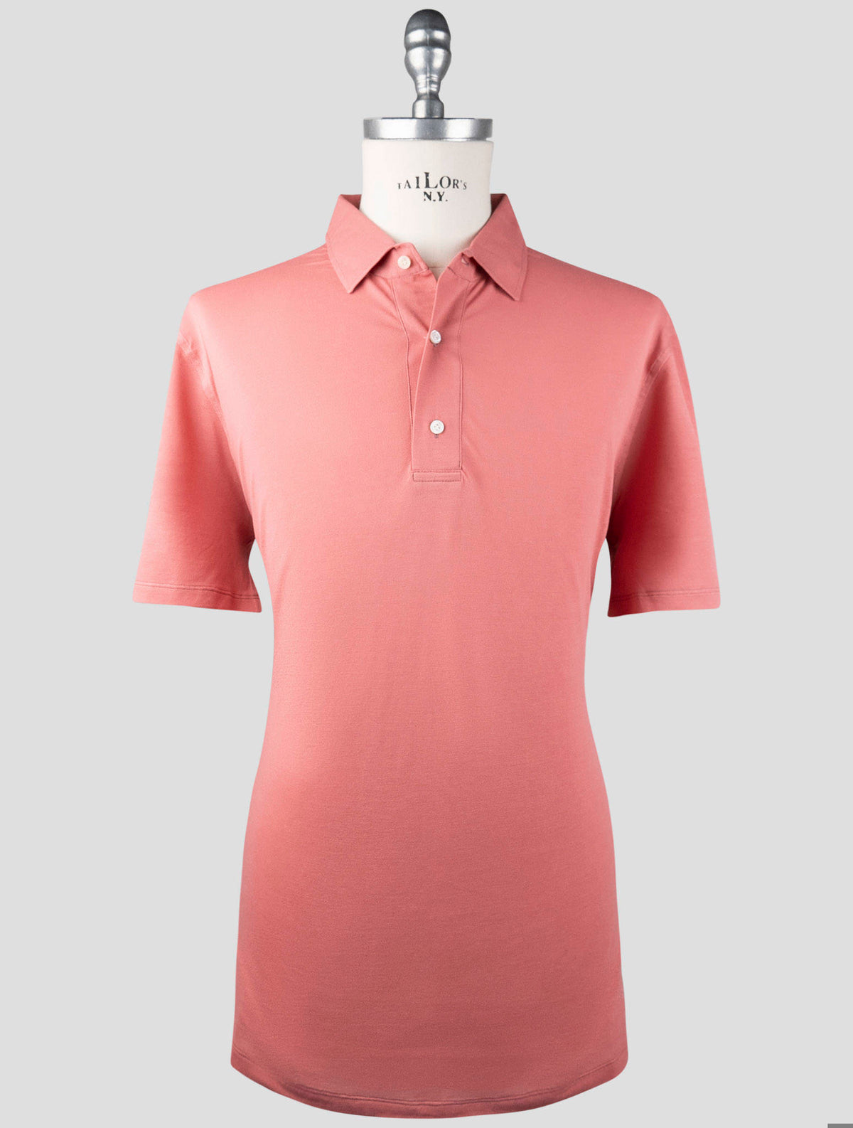 Isaia Pink Cotton Polo