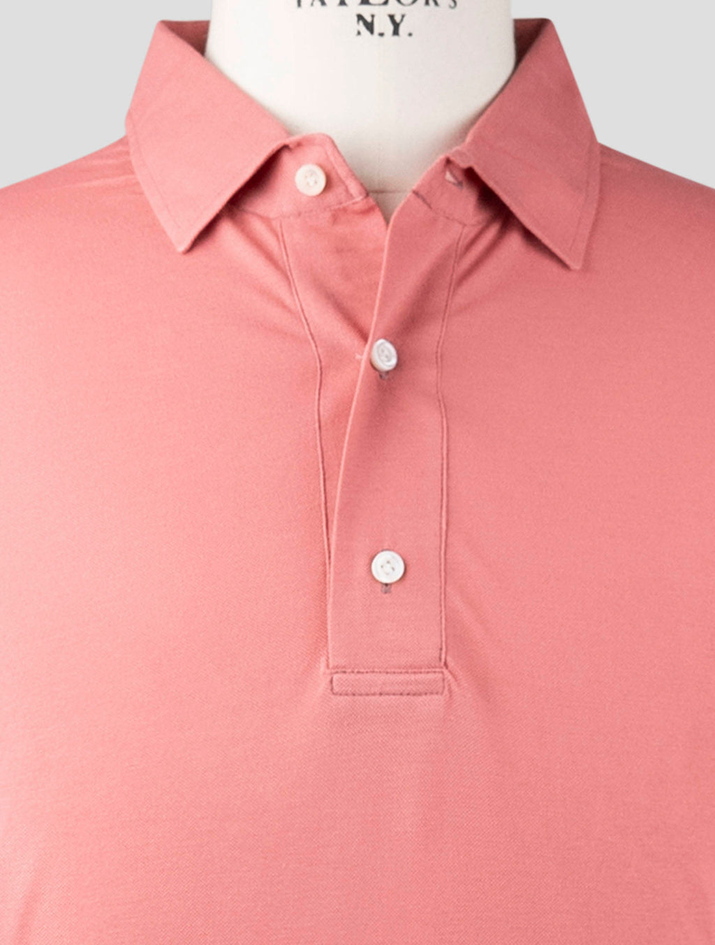 Isaia Pink Cotton Polo