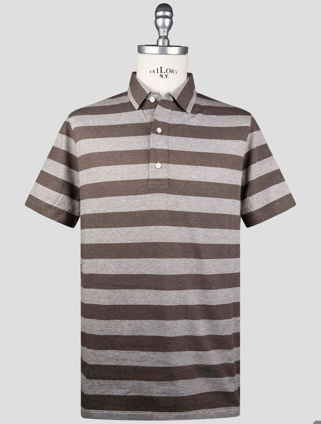 Isaia Isaia Gray Cotton Polo Gray 000