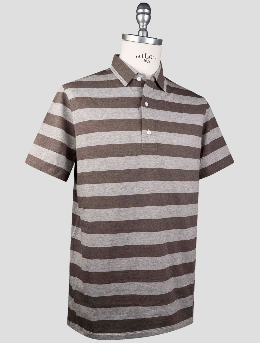 Isaia Isaia Gray Cotton Polo Gray 001