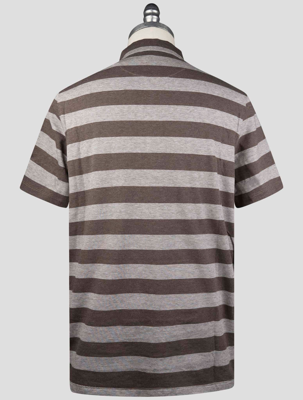 Isaia Gray Cotton Polo