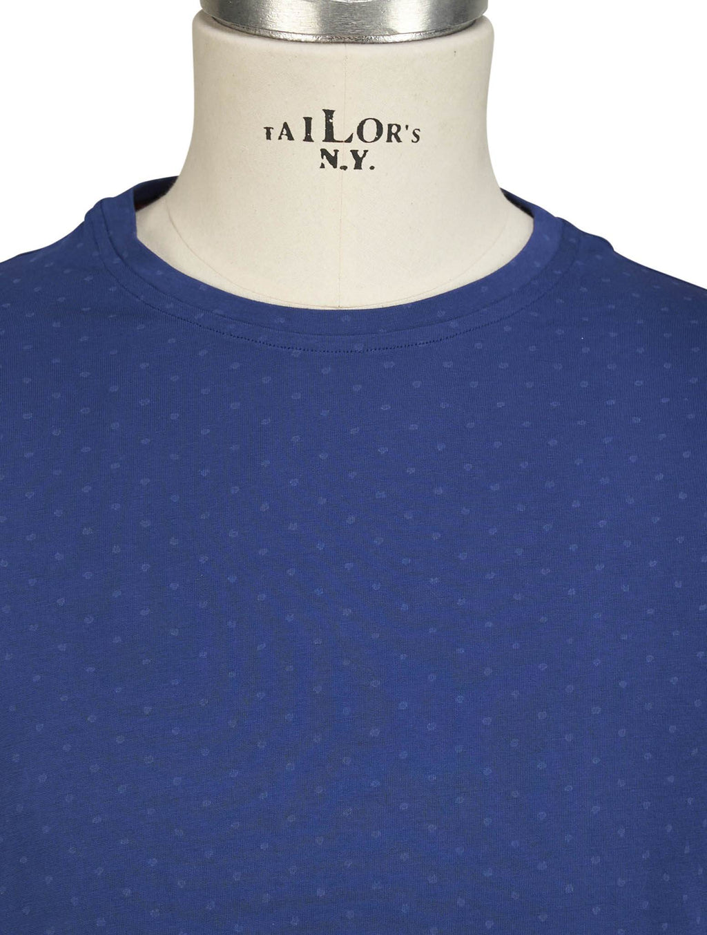 Isaia Blue Cotton T-Shirt