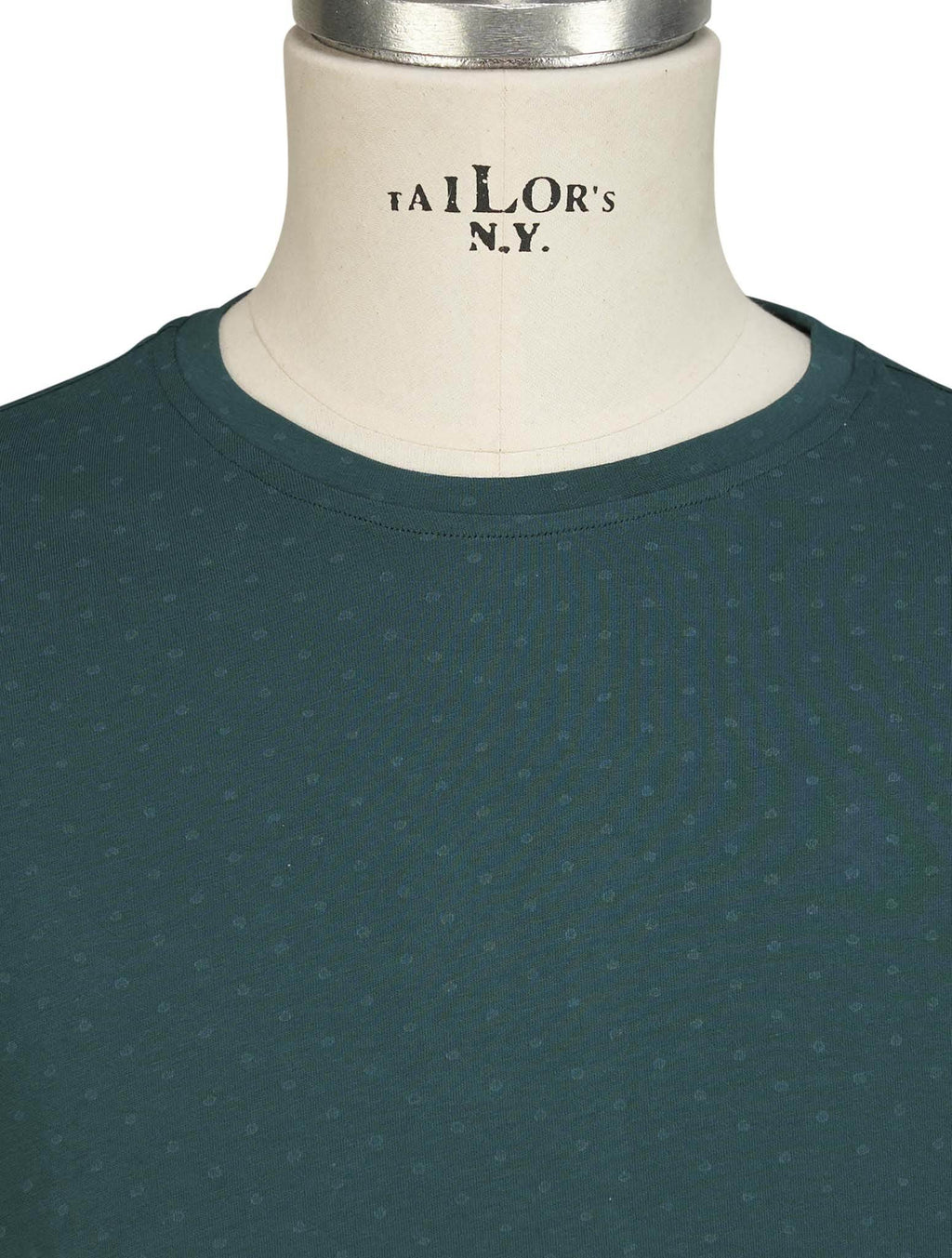 Isaia Green Cotton T-Shirt