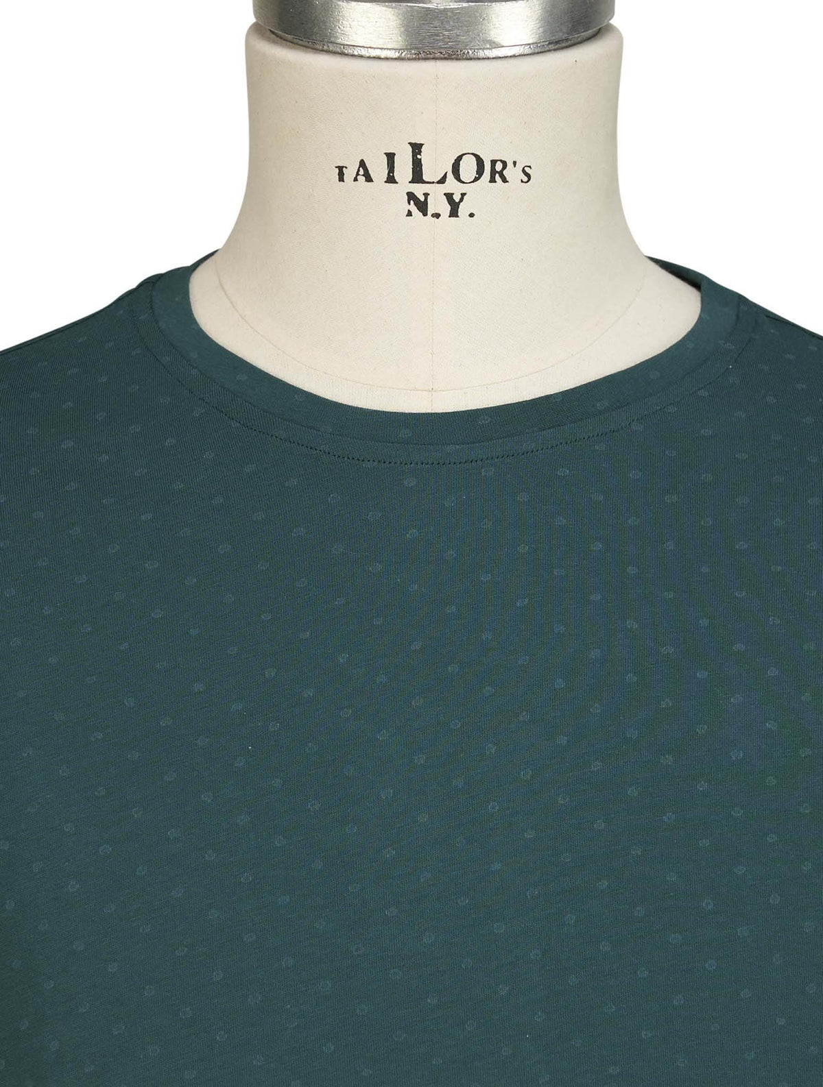 Isaia Green Cotton T-Shirt