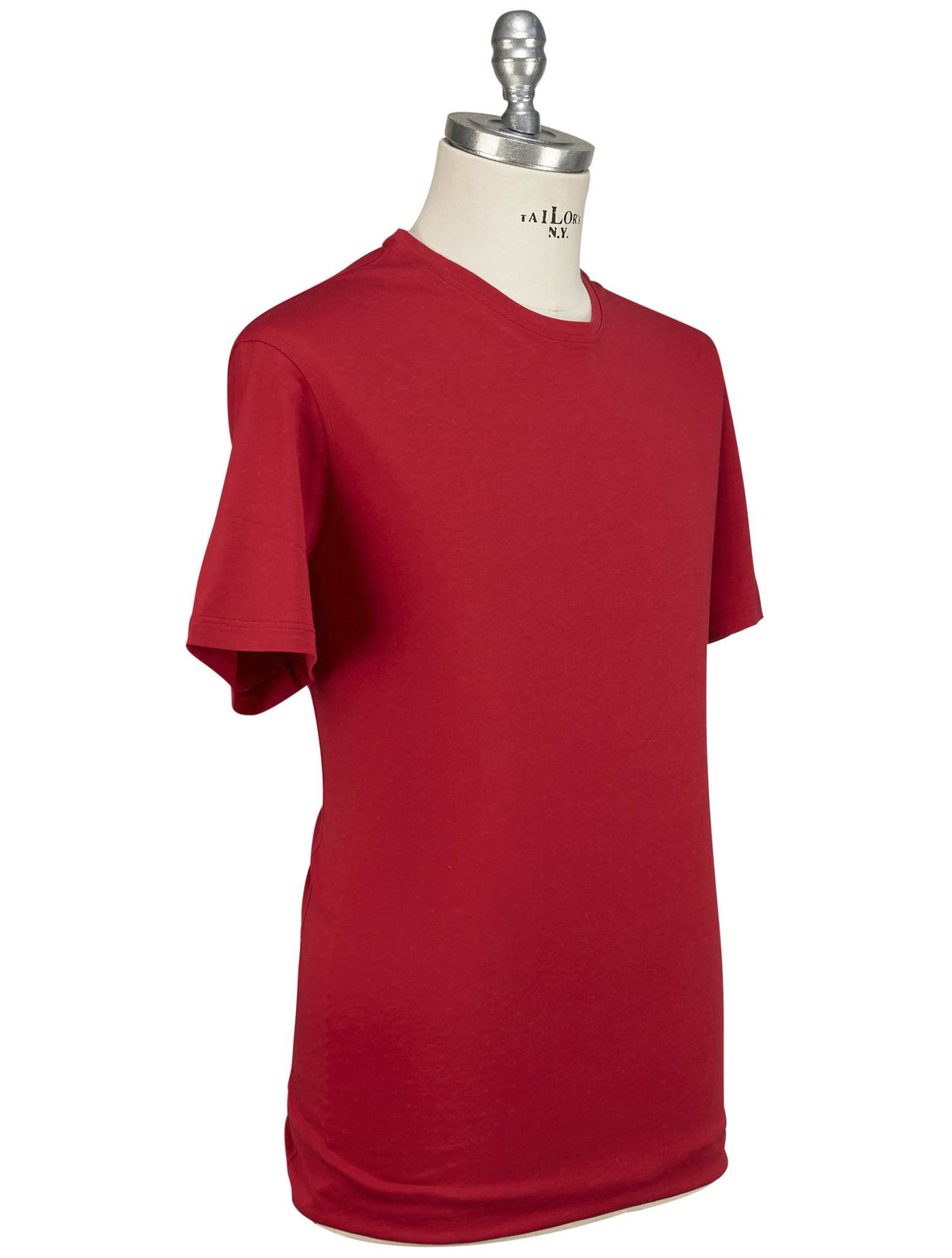 Isaia Isaia Red Cotton T-Shirt Red 001