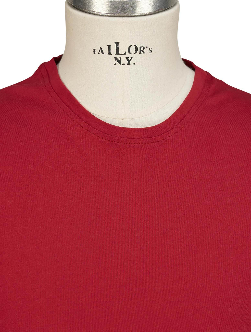Isaia Red Cotton T-Shirt