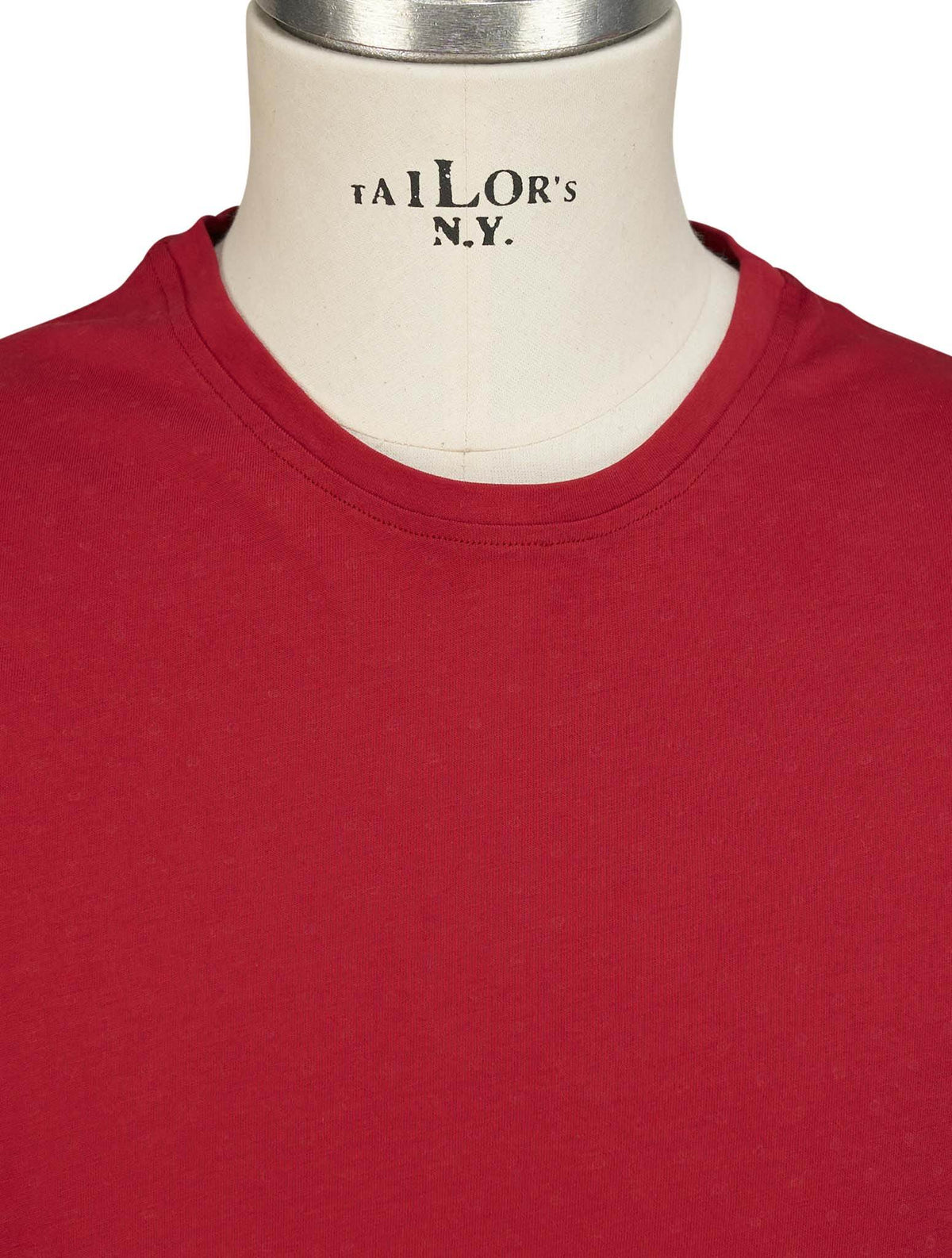 Isaia Red Cotton T-Shirt