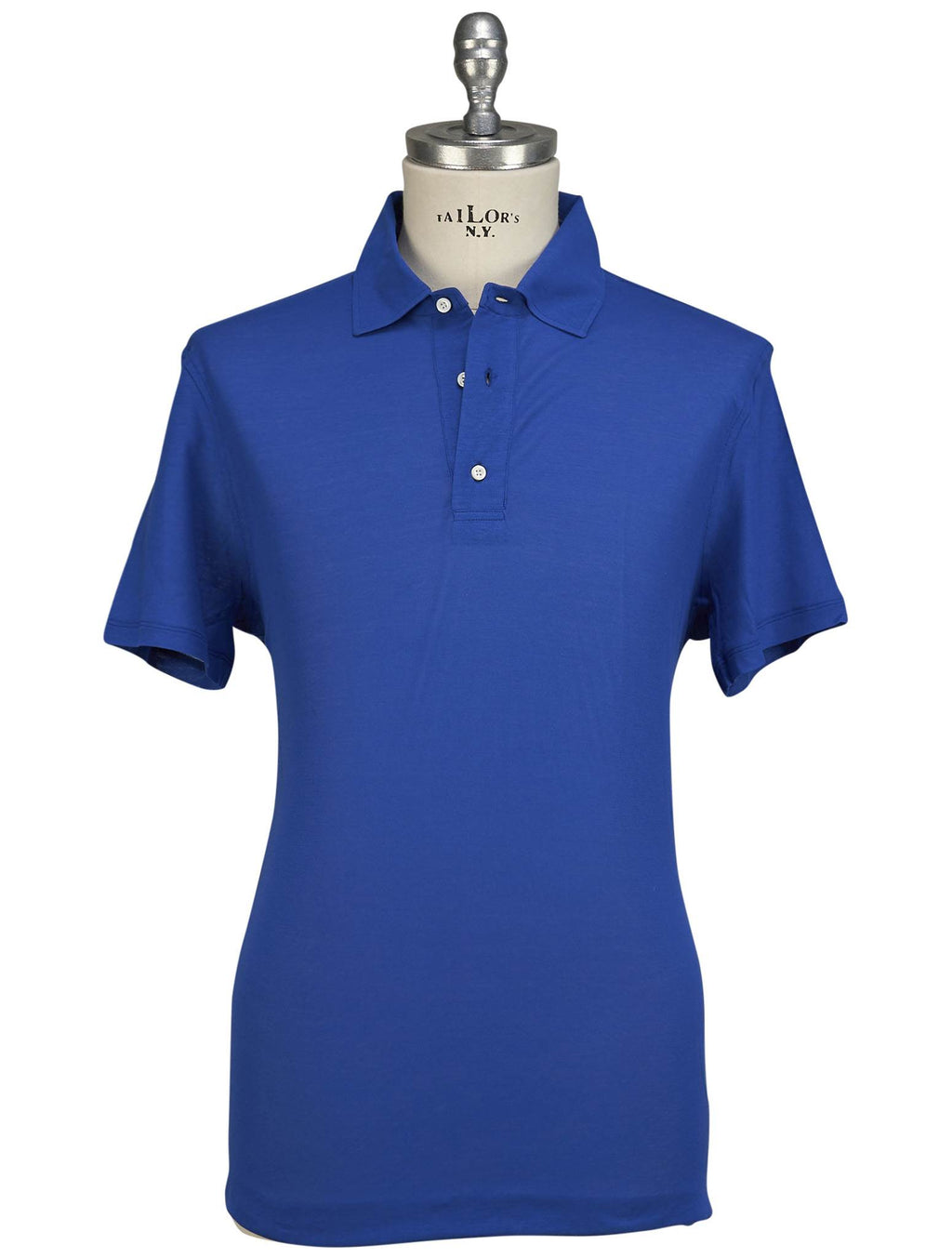 Isaia Isaia Blue Cotton Polo Blue 000